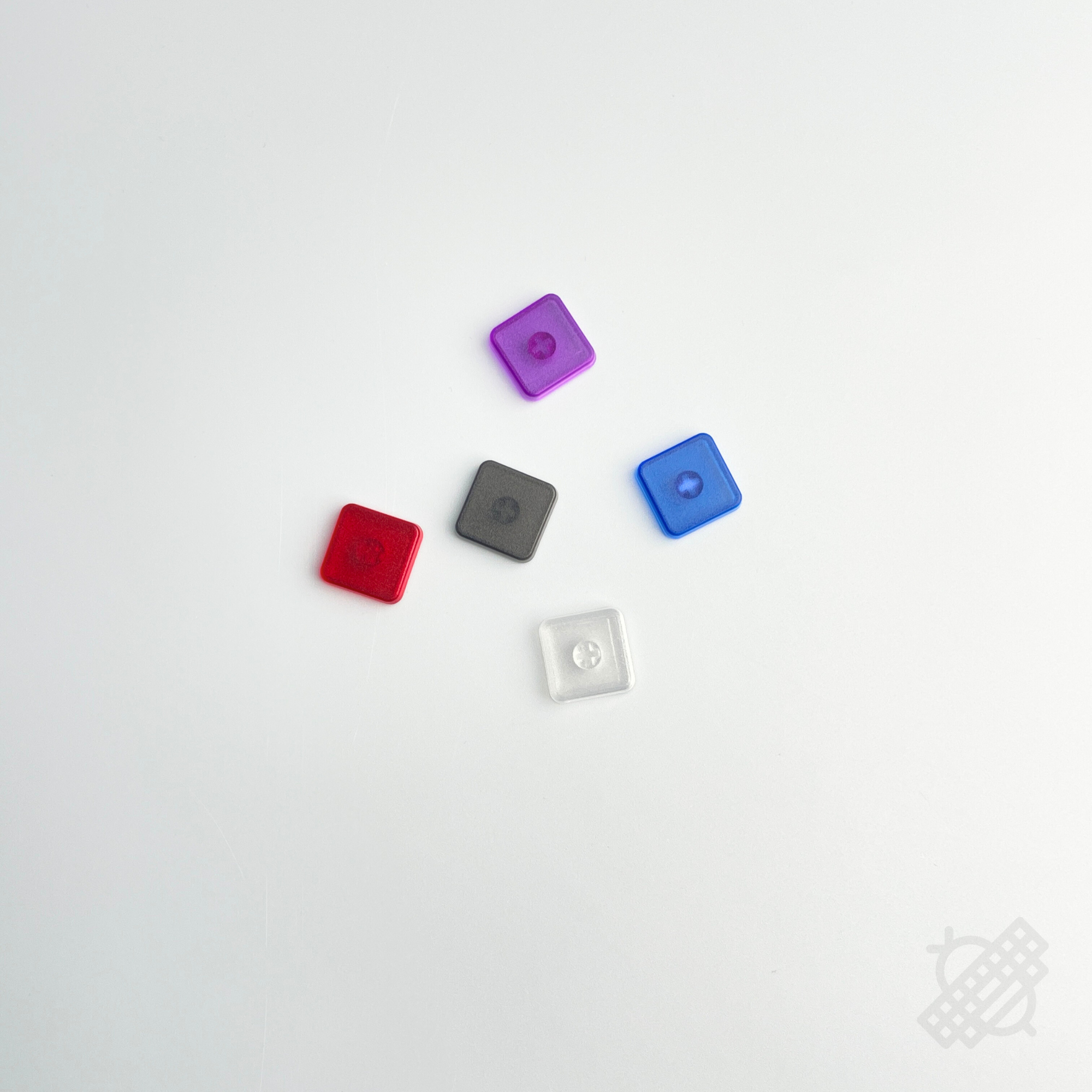 Tai-Hao MT 165 狭ピッチ対応 MX ロープロファイル キーキャップ 半透明(5個)