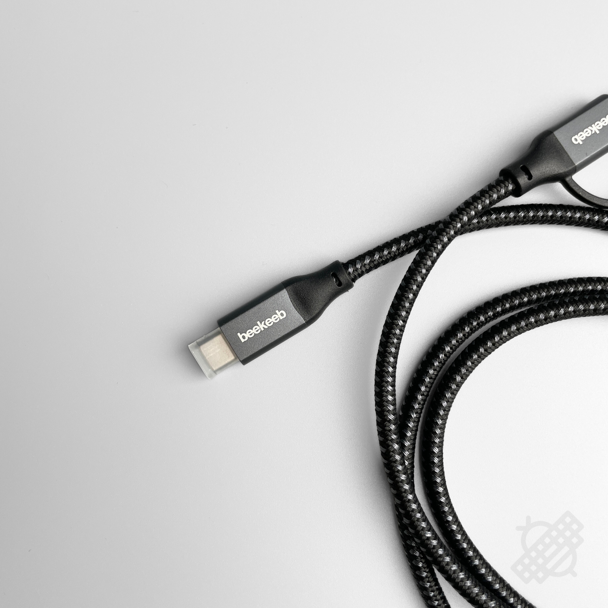 分割キーボード用 USB-C/USB-A - USB-C 2-way データケーブル(1m)