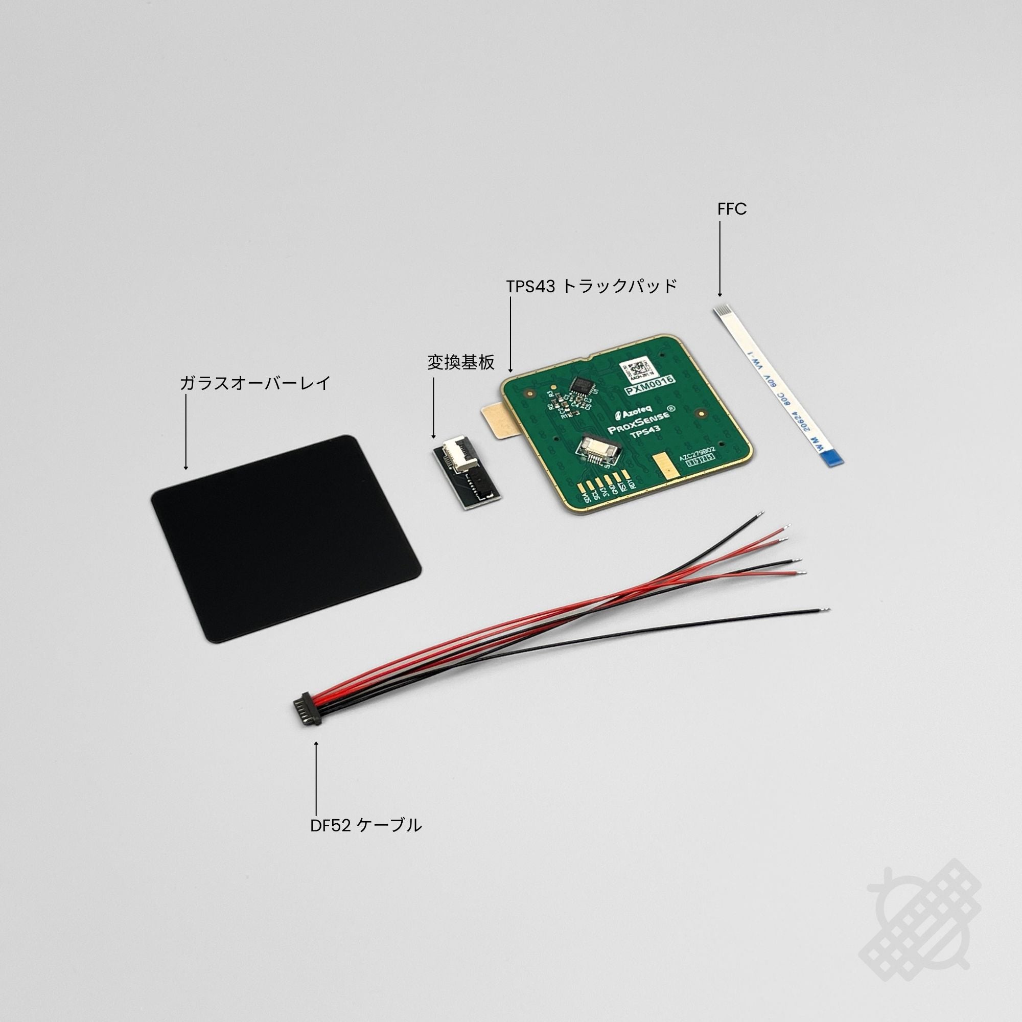 Azoteq TPS43 トラックパッド モジュール